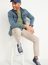 Image number 2 showing, Wow Athletic Taper Non-Stretch Five-Pocket Pants