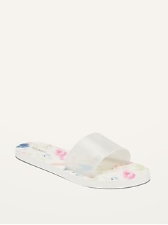 old navy clear jelly sandals