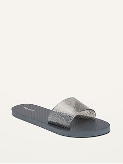 old navy clear jelly sandals