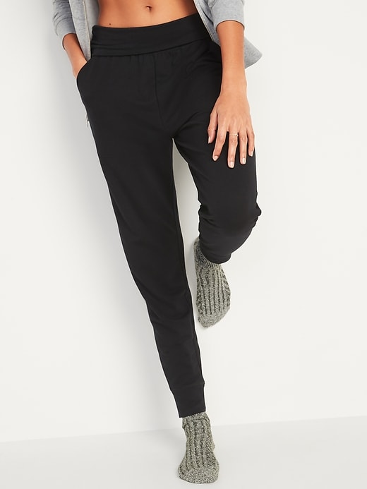 Old Navy Mid-Rise Live-In Jogger Sweatpants for Women. 1