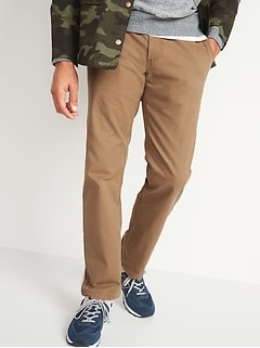 old navy classic loose khakis