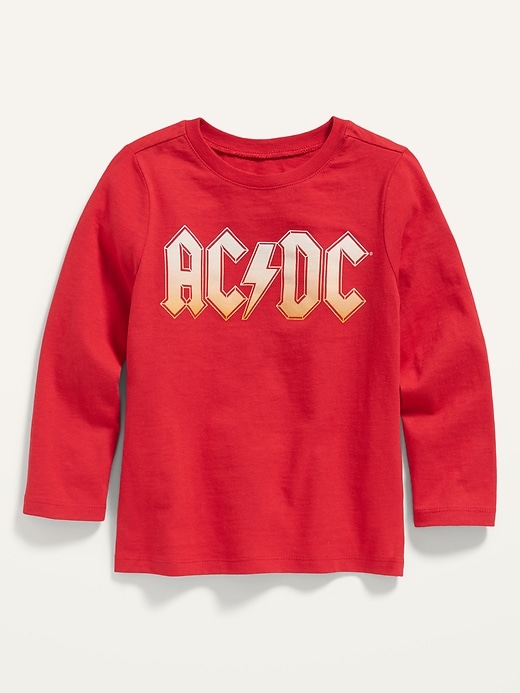 View large product image 1 of 2. Unisex AC/DC&#174 Graphic Long-Sleeve Tee for Toddler
