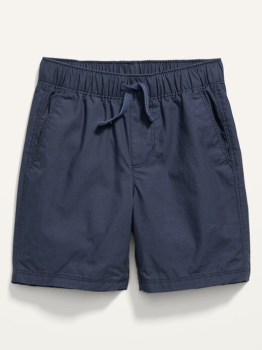 Old Navy Functional-Drawstring Solid Poplin Shorts for Toddler Boys. 1