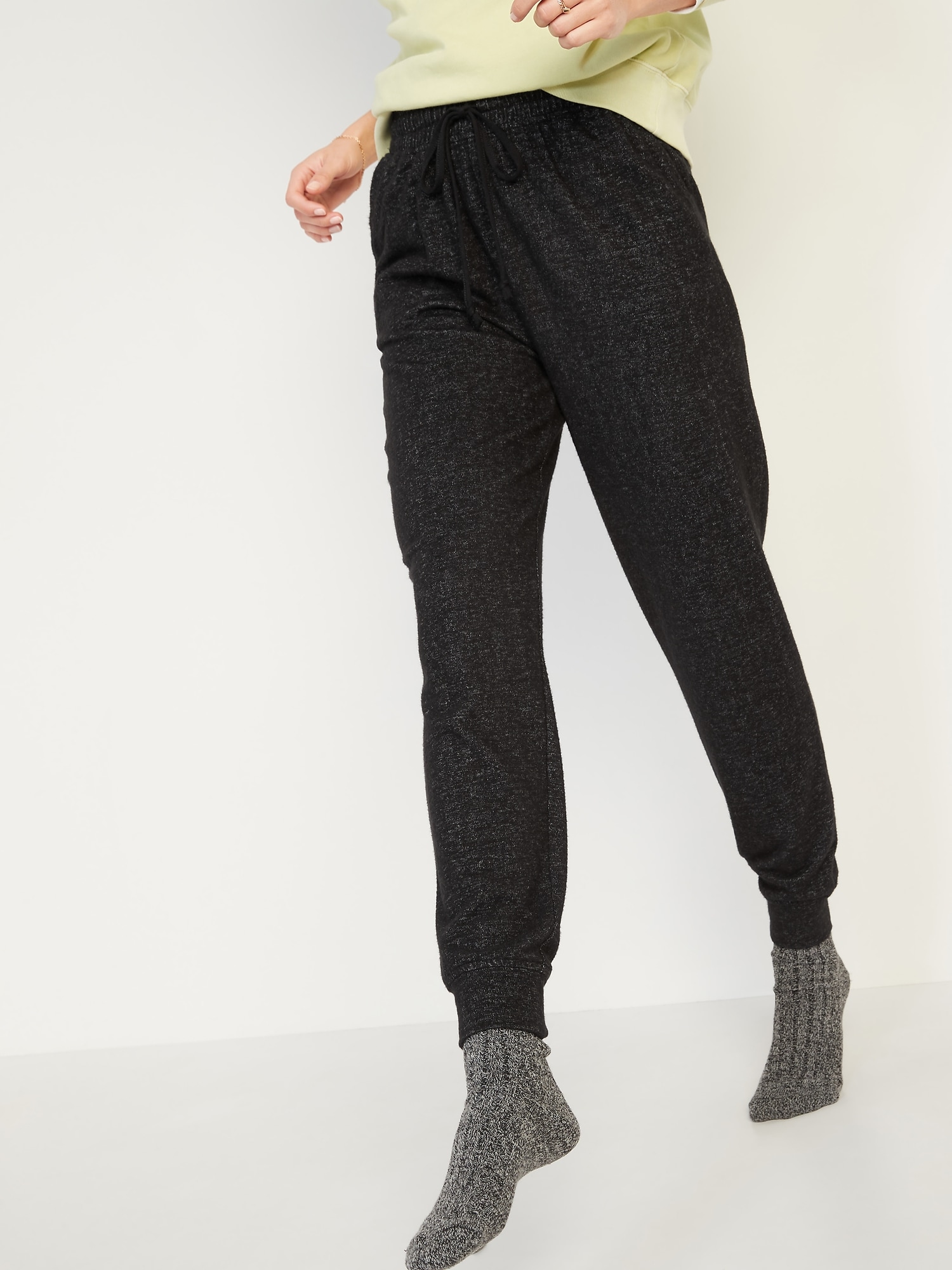 Plush knit lounge sales joggers old navy