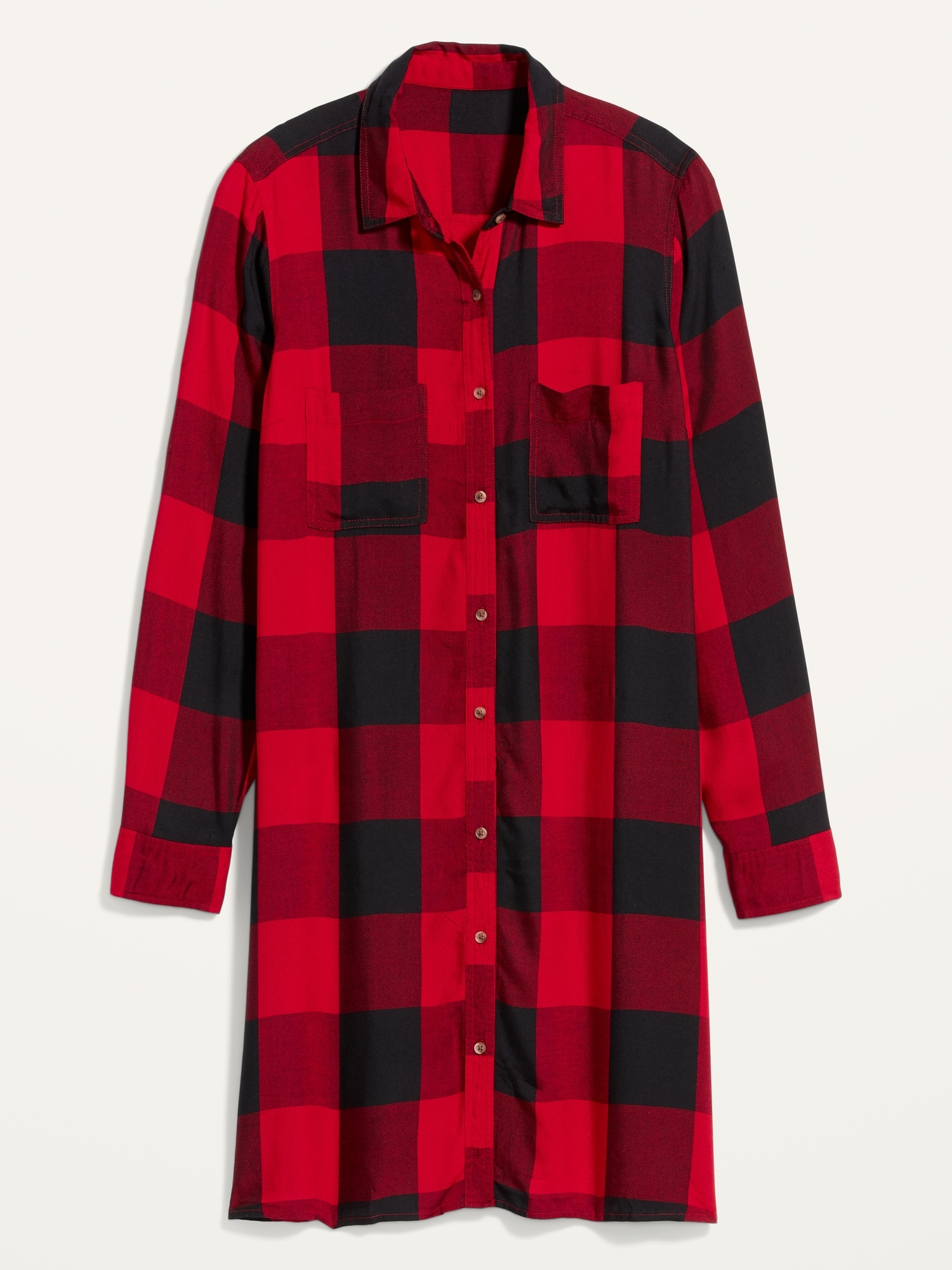 red checked shirt dress womens