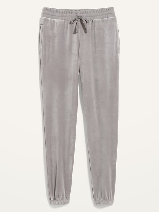 View large product image 2 of 2. Cozy Velour Jogger Lounge Sweatpants