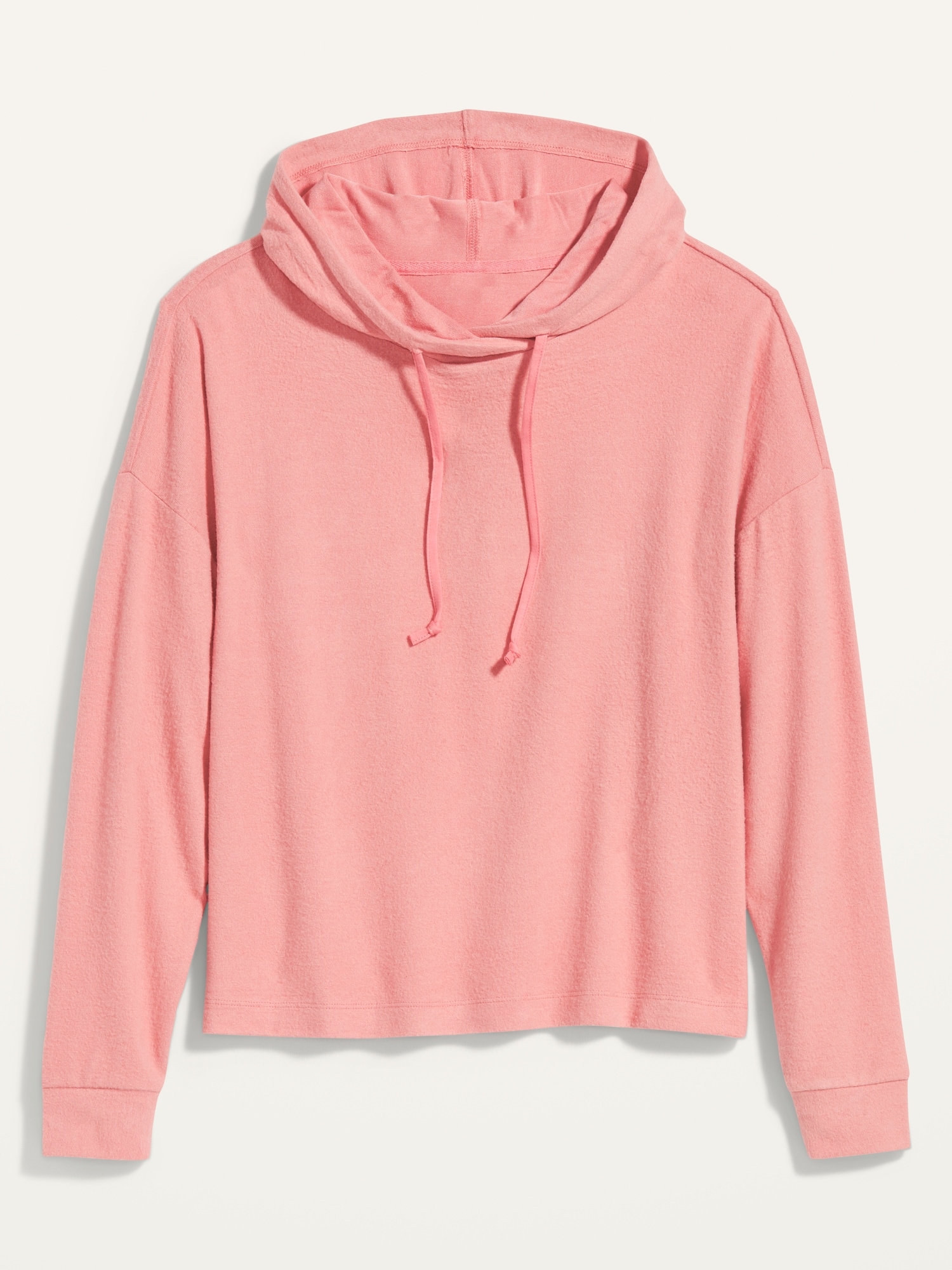 SoftBrushed PlushKnit Pullover Lounge Hoodie for Women Old Navy