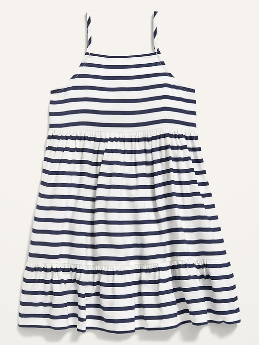 View large product image 1 of 1. Printed Tiered Cami Fit & Flare Dress for Toddler Girls