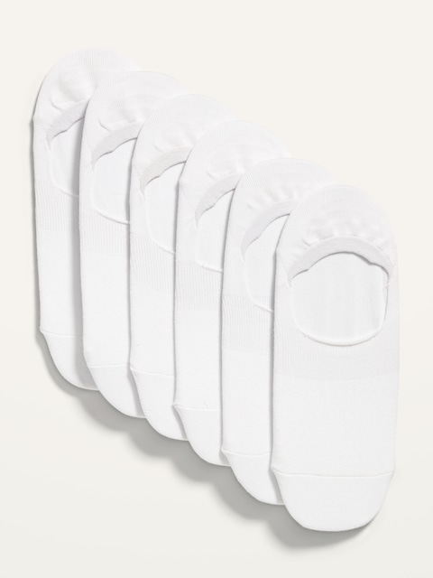No-Show Sneaker Socks 6-Pack For Women - Bright White