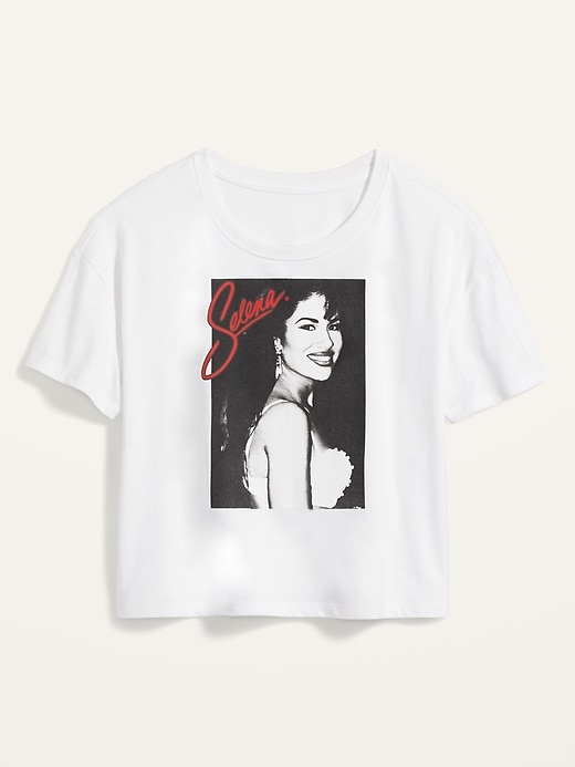 View large product image 2 of 2. Pop Culture Graphic Crop Tee for Women