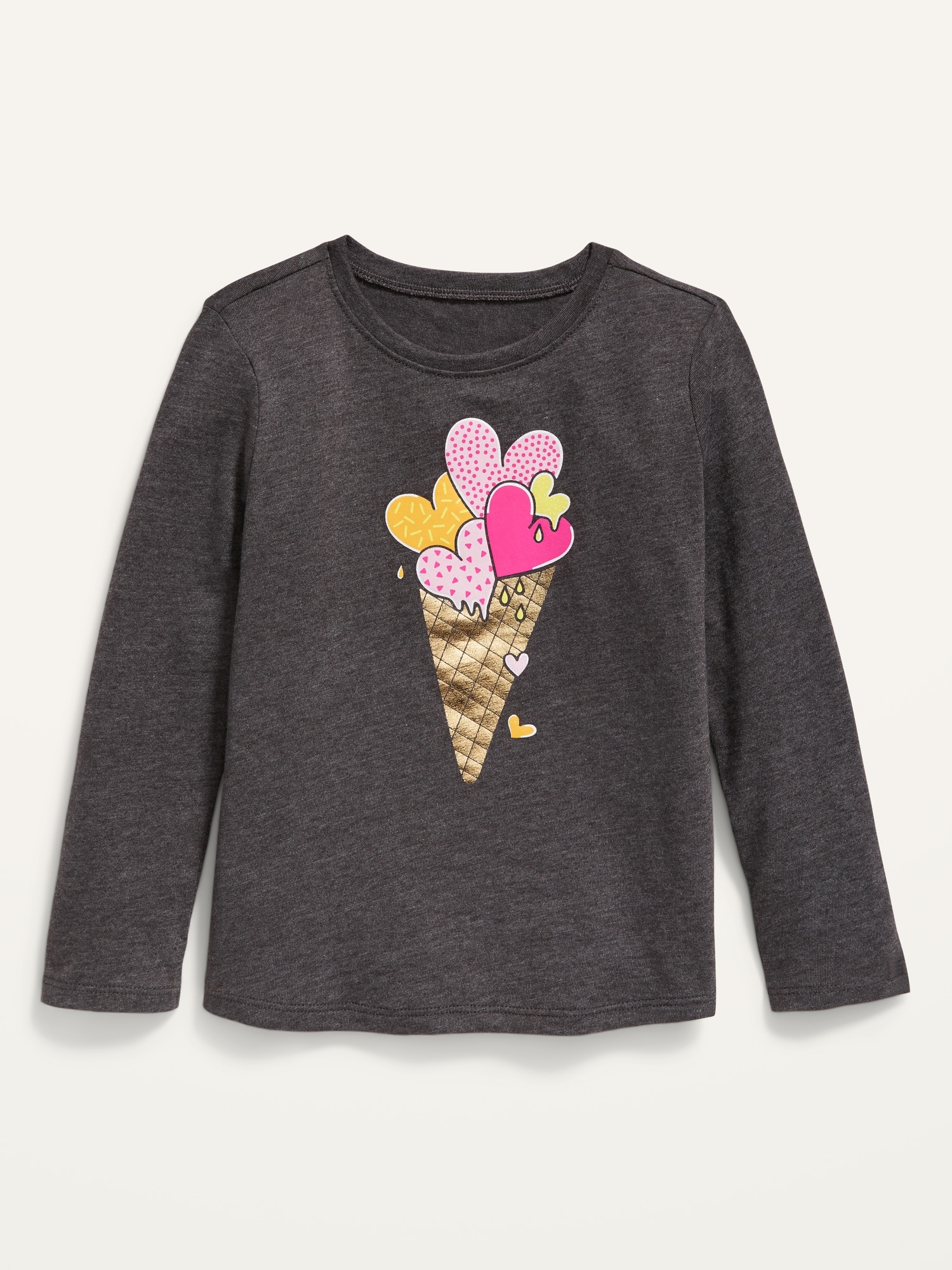 Long-Sleeve Graphic Tee for Toddler Girls 