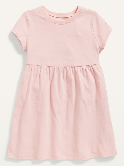 View large product image 1 of 2. Fit & Flare Short-Sleeve Dress for Toddler Girls