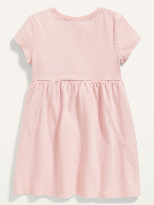 Fit & Flare Short-Sleeve Dress for Toddler Girls