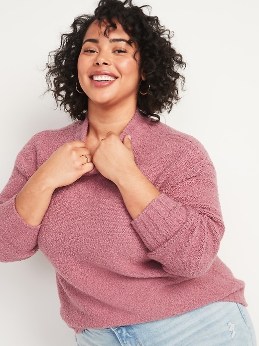 Old Navy Oversized Cozy Plus-Size Sweater. 1