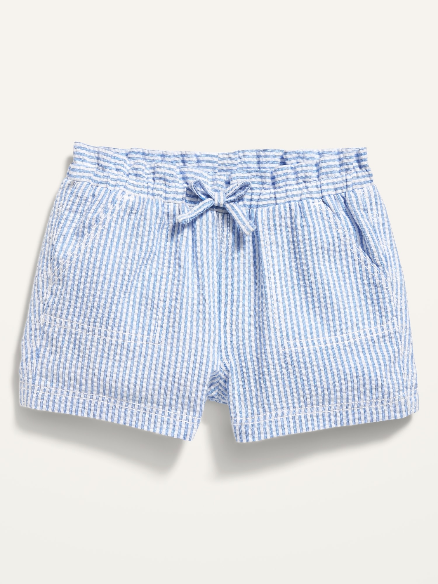 Seersucker-Stripe Pull-On Shorts for Baby | Old Navy