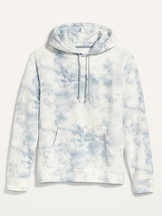 View large product image 1 of 1. Vintage Gender-Neutral Tie-Dyed Pullover Hoodie for Adults