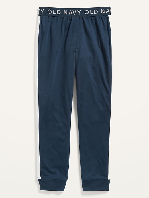 View large product image 1 of 1. Side-Stripe Pajama Joggers for Boys