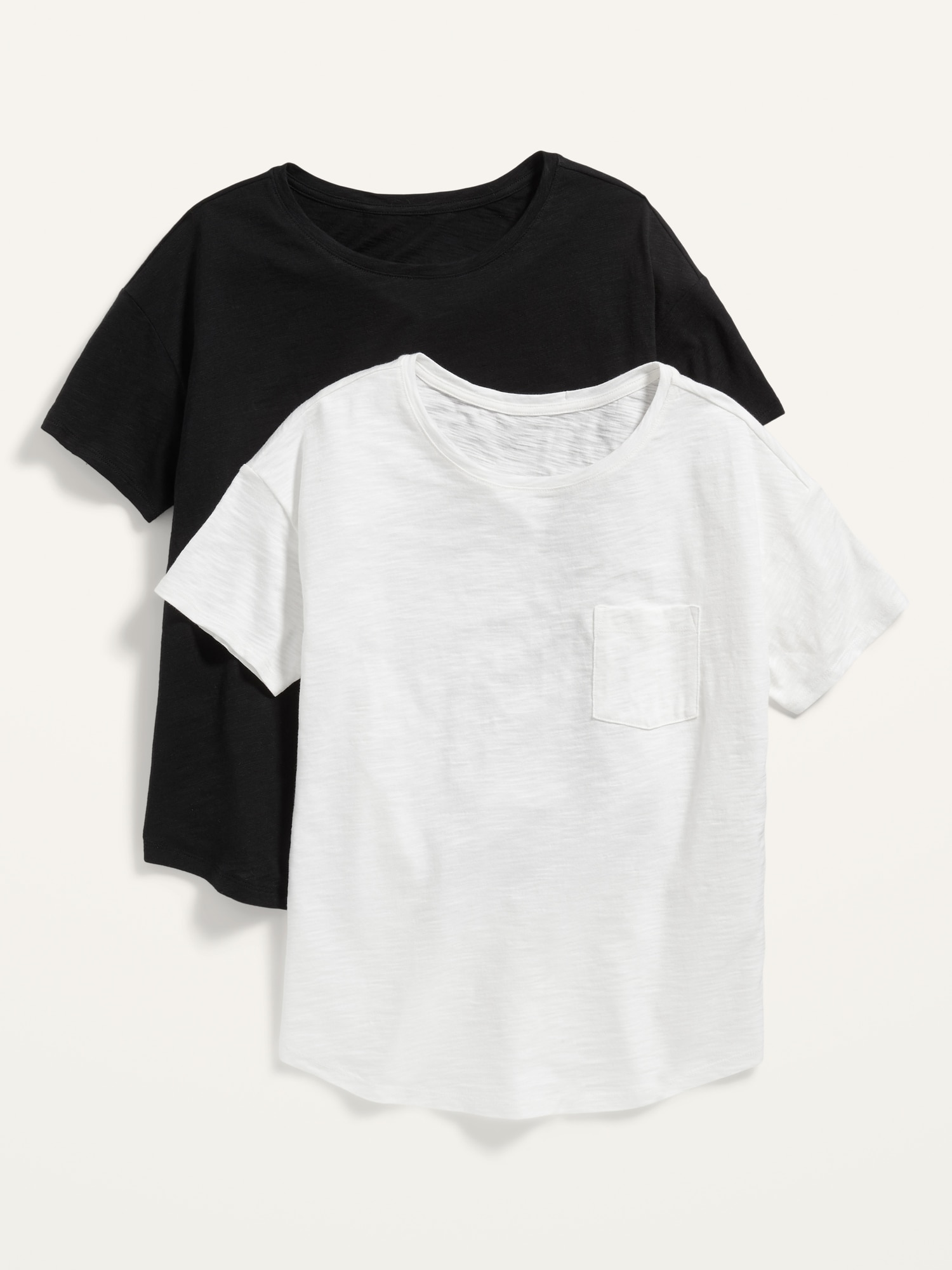 Loose Easy Pocket Tee 2-Pack for Women
