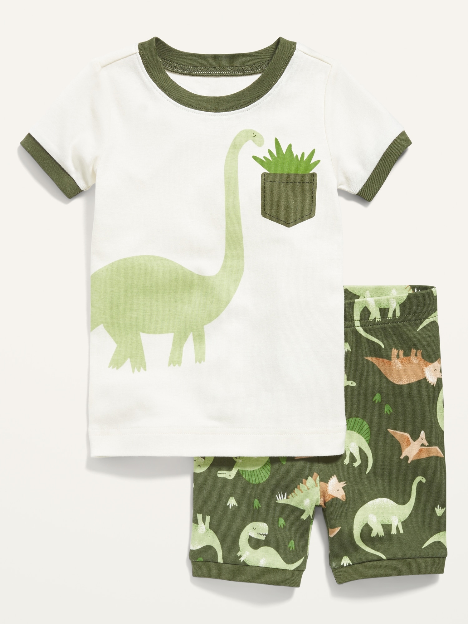 Unisex Printed ShortSleeve Pajama Set for Toddler & Baby Old Navy