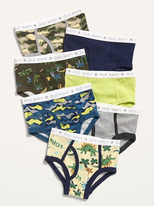 View large product image 1 of 1. Printed Brief 7-Pack for Toddler Boys