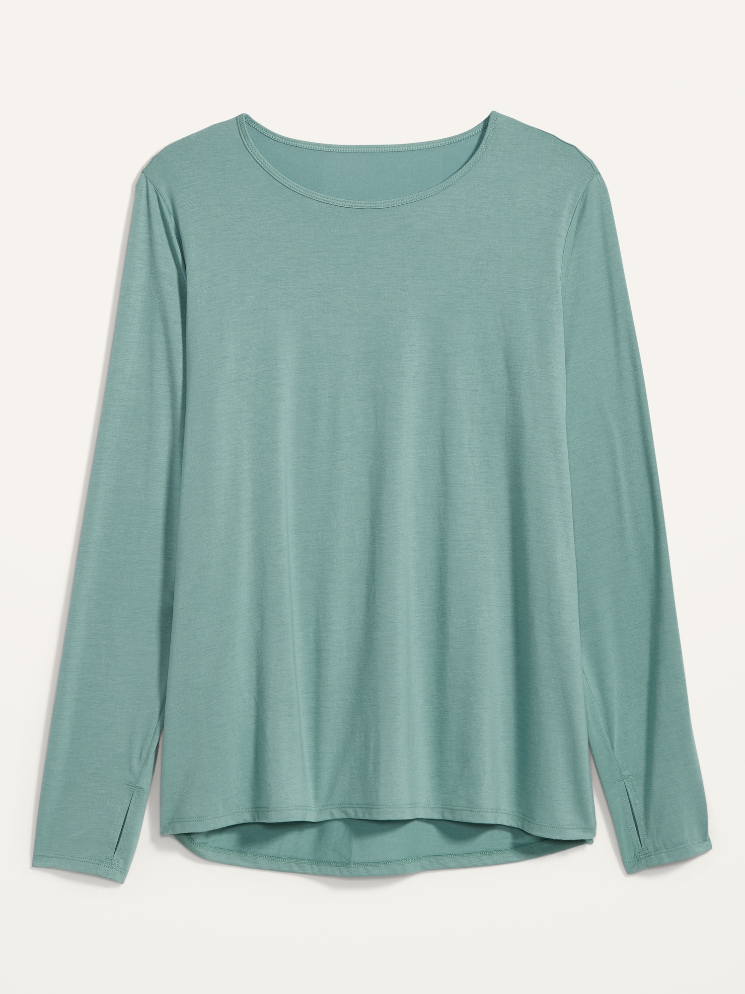 Go-Warm Jersey Plus-Size Long-Sleeve Top | Old Navy