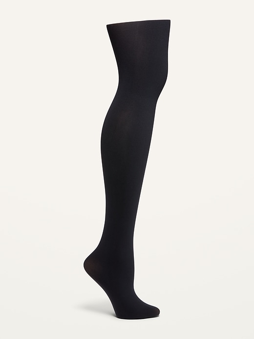 View large product image 1 of 1. Maternity Full-Panel Nylon Tights