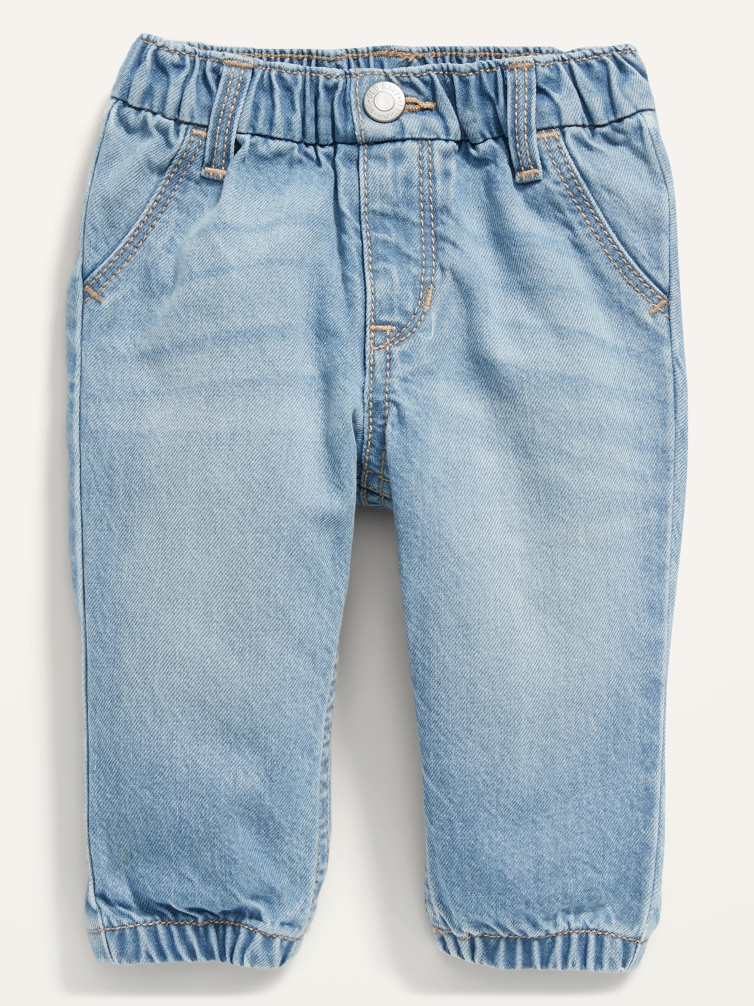 Unisex Soft Pull-On Jean Joggers for Baby