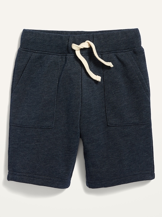 View large product image 1 of 1. French Terry Utility-Pocket Drawstring Shorts for Toddler Boys