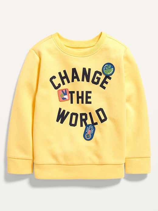 View large product image 1 of 1. Unisex Vintage Graphic Crew-Neck Sweatshirt for Toddler
