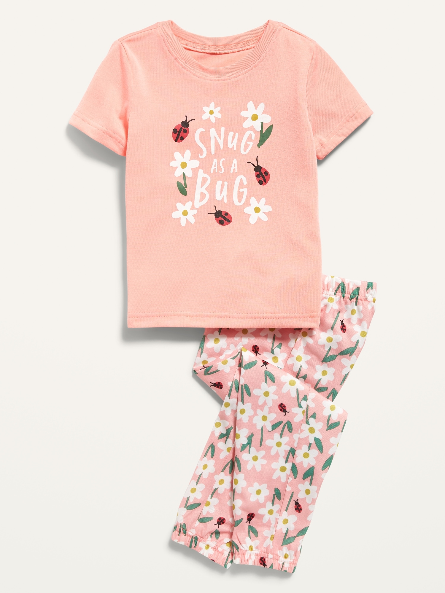 Unisex Loose-Fit Graphic Pajama Set for Toddler & Baby | Old Navy