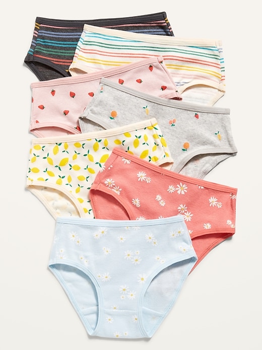 View large product image 1 of 1. 7-Pack Bikini Underwear for Toddler Girls