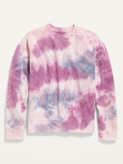 View large product image 1 of 1. Oversized Specially-Dyed Gender-Neutral Sweatshirt For Kids