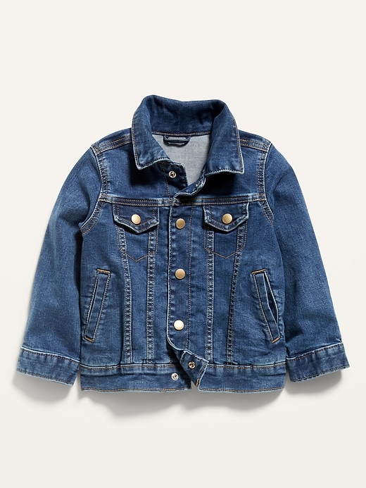 Unisex Medium-Wash Jean Jacket for Toddler | Old Navy