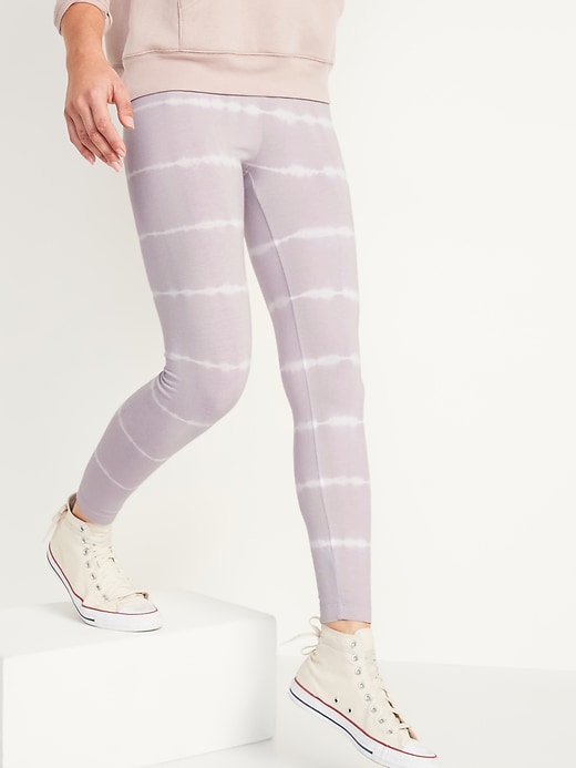 High-Waisted Printed Leggings For Women