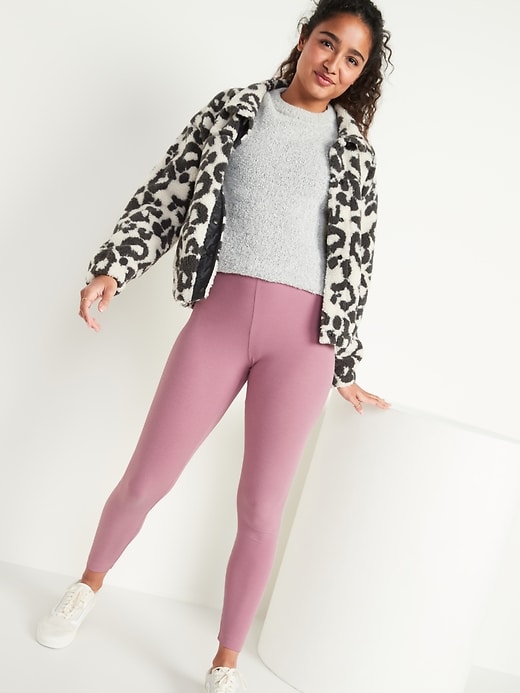 Image number 3 showing, High-Waisted Rib-Knit Leggings For Women