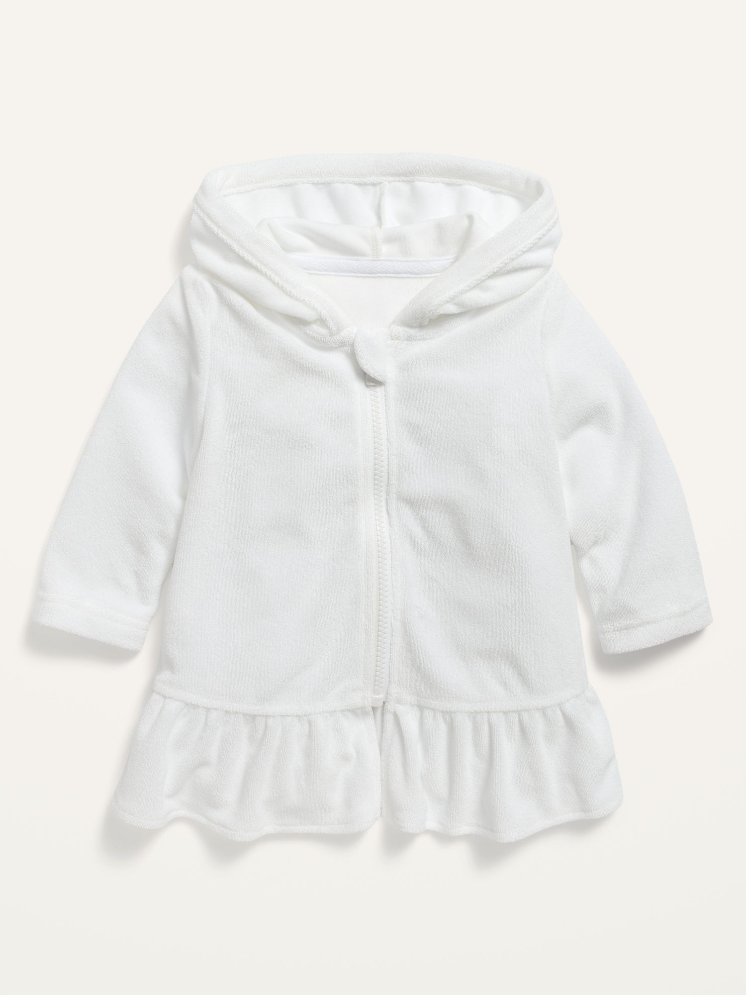 Hooded LoopTerry LongSleeve Swim CoverUp for Baby Old Navy