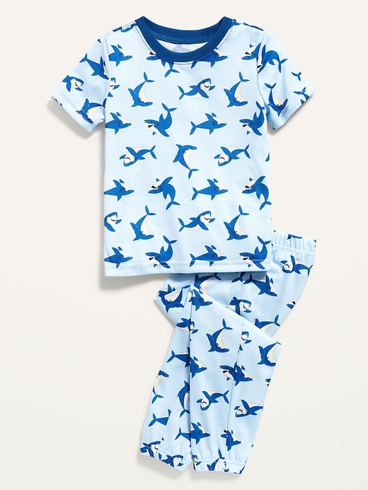 Unisex Loose-Fit Pajama Set for Toddler & Baby