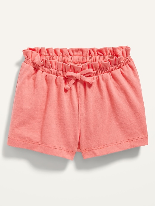 View large product image 1 of 1. Solid Jersey-Knit Pull-On Shorts for Baby