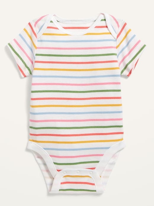 View large product image 1 of 1. Printed Short-Sleeve Bodysuit for Baby