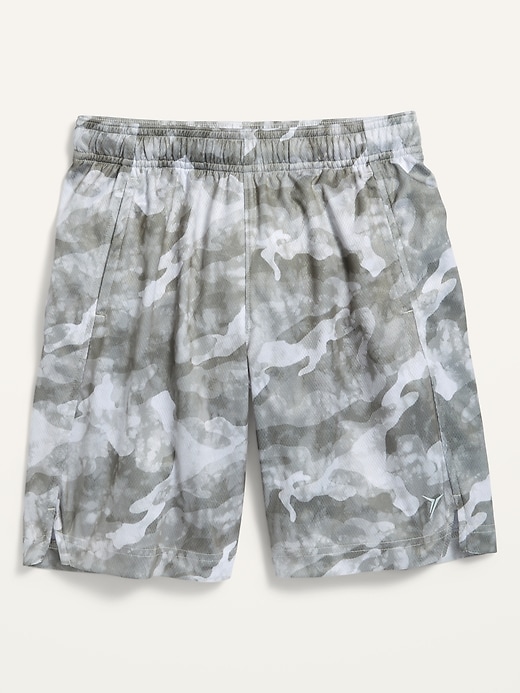 Old Navy Go-Dry Camo-Print Mesh Shorts For Boys gray. 1