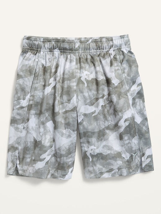 View large product image 1 of 1. Go-Dry Camo-Print Mesh Shorts For Boys