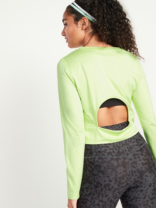 Image number 2 showing, CozeCore Long-Sleeve Crop Tee
