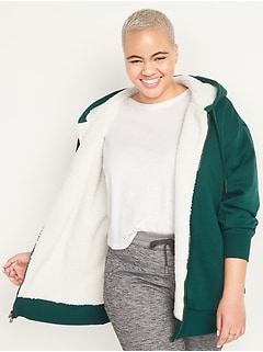 sherpa pullover old navy