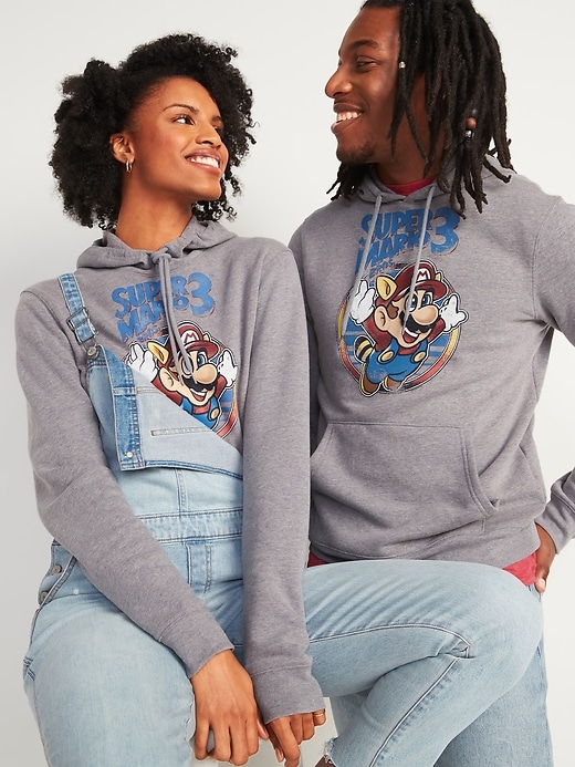 View large product image 1 of 2. Super Mario Bros. 3&#153 Gender-Neutral Pullover Hoodie for Adults