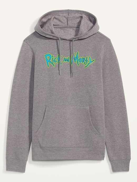 View large product image 2 of 2. Rick and Morty&#153 Gender-Neutral Graphic Pullover Hoodie for Adults