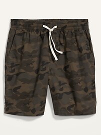 View large product image 3 of 3. Camo Twill Jogger Shorts -- 9-inch inseam
