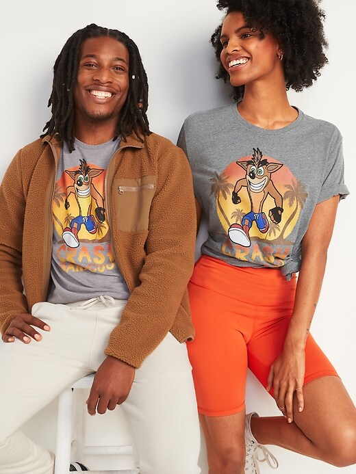 Crash Bandicoot™ Gender-Neutral Graphic Tee for Men & Women
