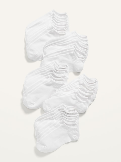 Ankle Socks 20-Pack For Women - Bright White