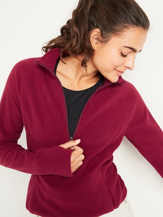 Image number 1 showing, Go-Warm Micro Performance Fleece Quarter Zip Sweatshirt