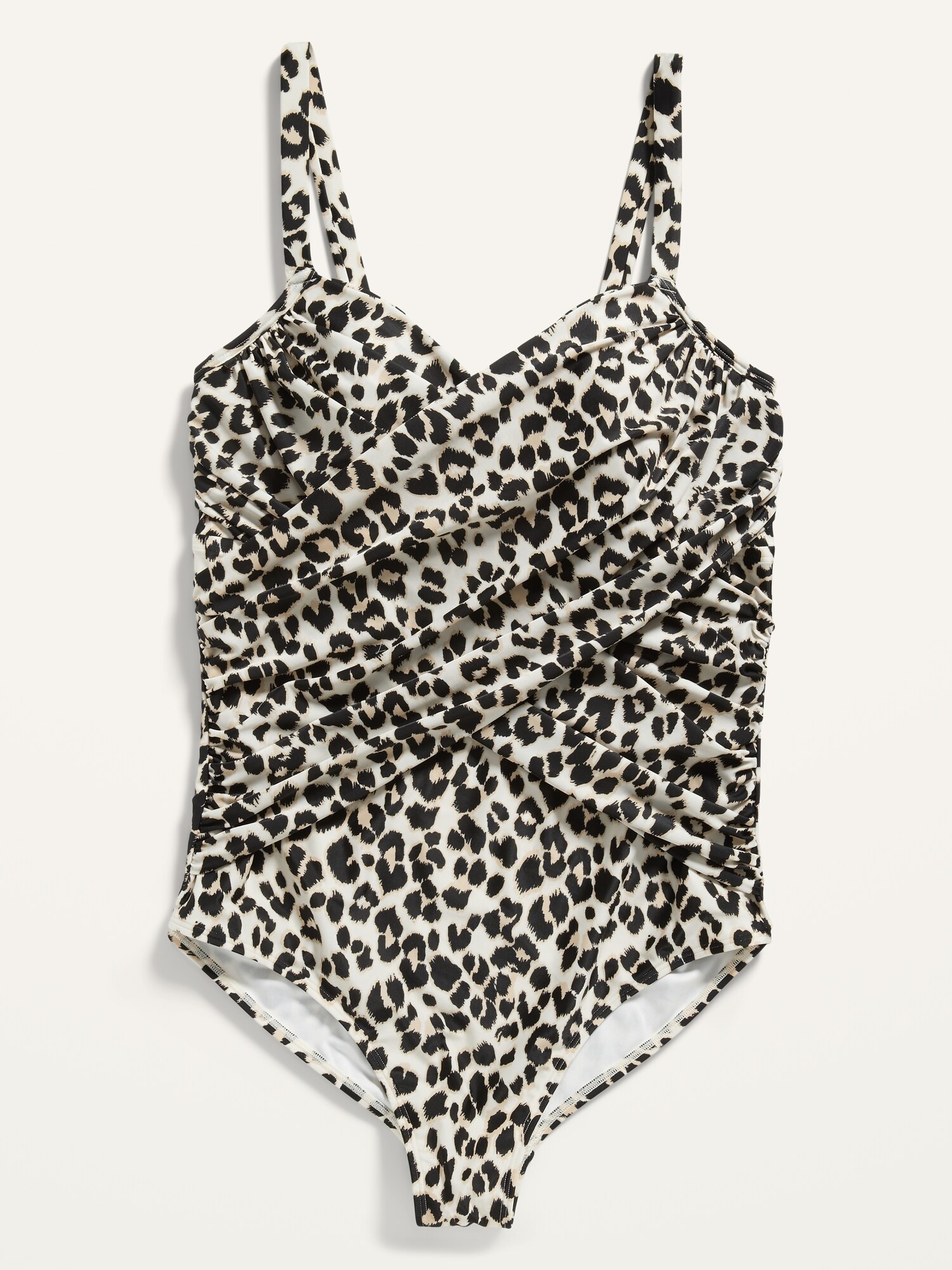 WrapFront SecretSlim Underwire PlusSize OnePiece Swimsuit Old Navy